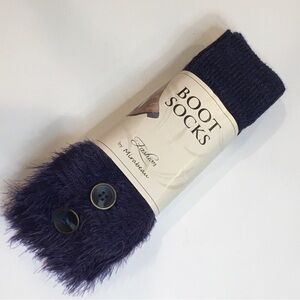Mirabeau | Janie Shag Boot Socks in Purple